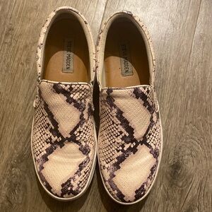 Steve Madden Gills Snake print slip on sneaker